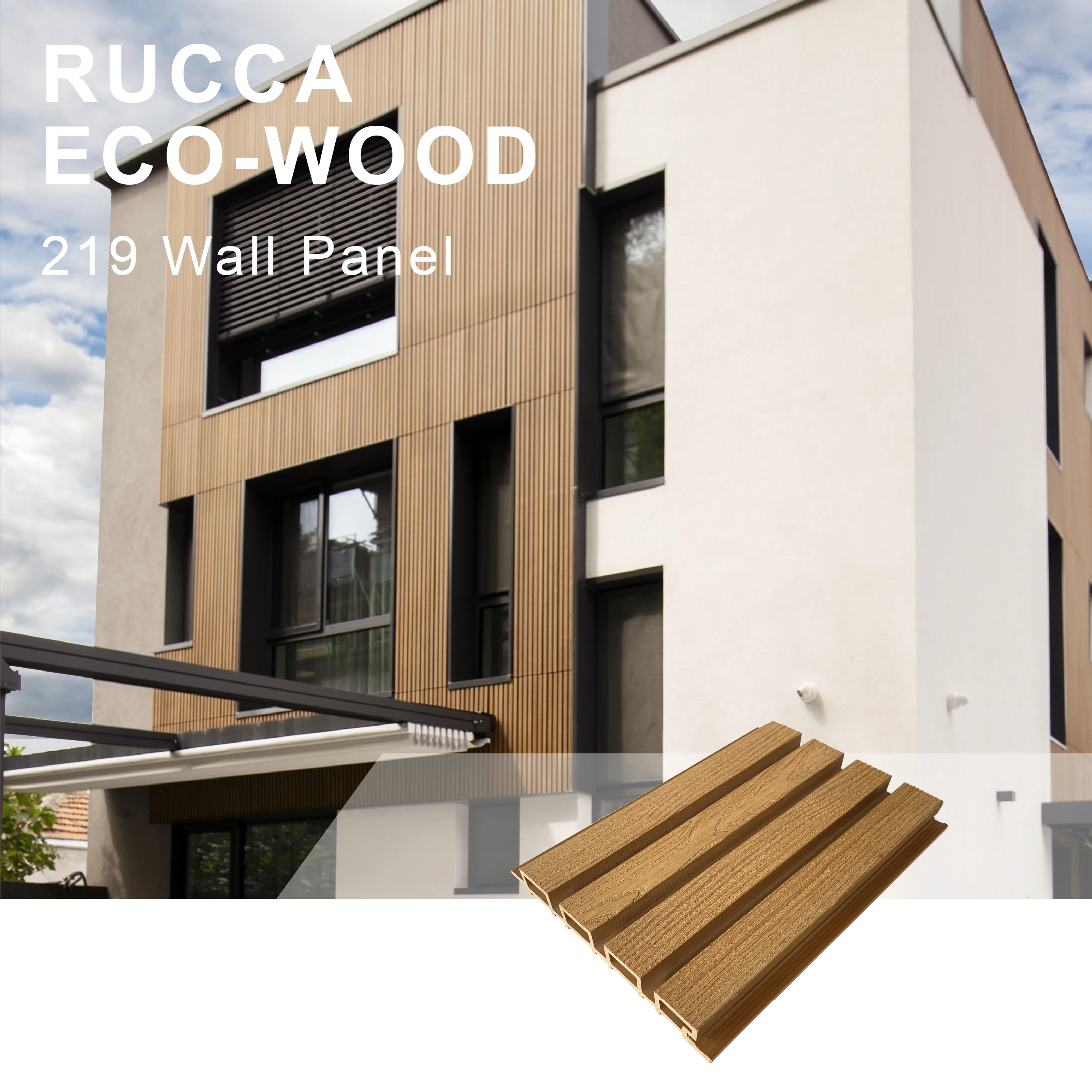 Wholesale wpc great wall panel 219*26mm wpc wall panel