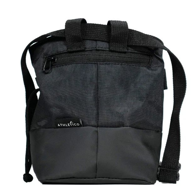 Rock Climbing Chalk Bag Gym Climbing Powder Bag with zipper pocket ang waist belt