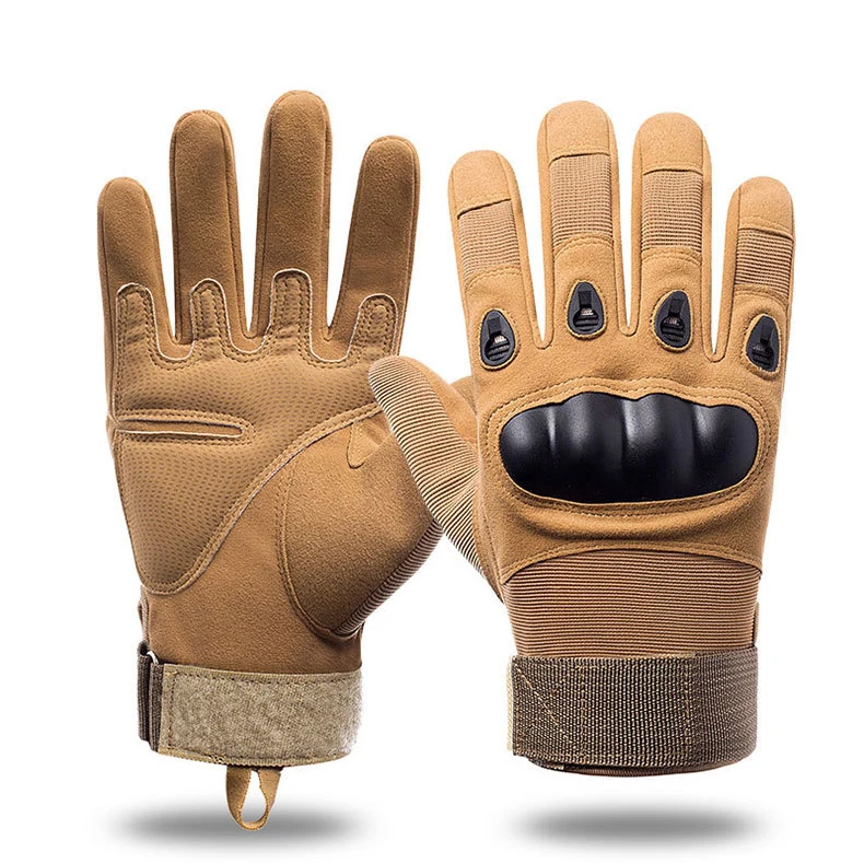 outdoor sport protective gloves motorbike riding full finger cycling gloves combat finger assault tactical gloves