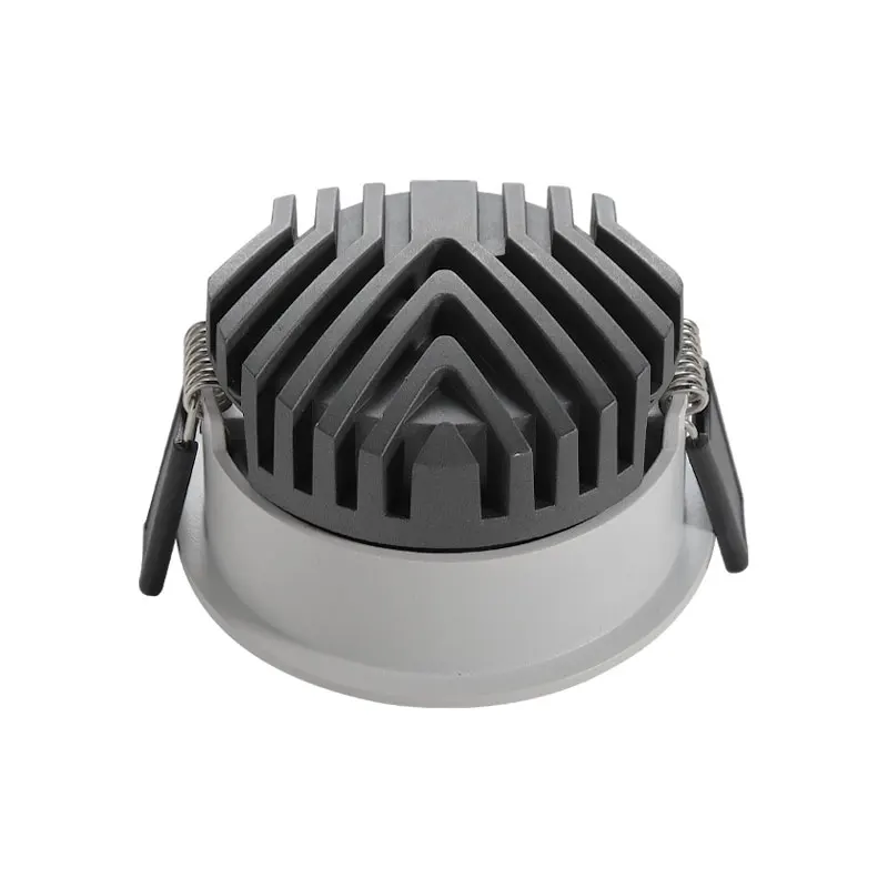 LED Ceiling Spot Light 10W Adjustable Recessed Down Light Aluminum Anti-glare LED Ceiling Lamp IP20 Warm White