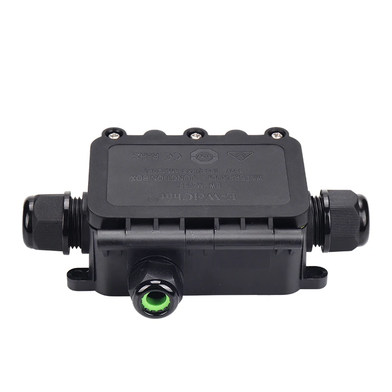 Customs electronic outdoor underground waterproof 3 Way IP68 distribution box