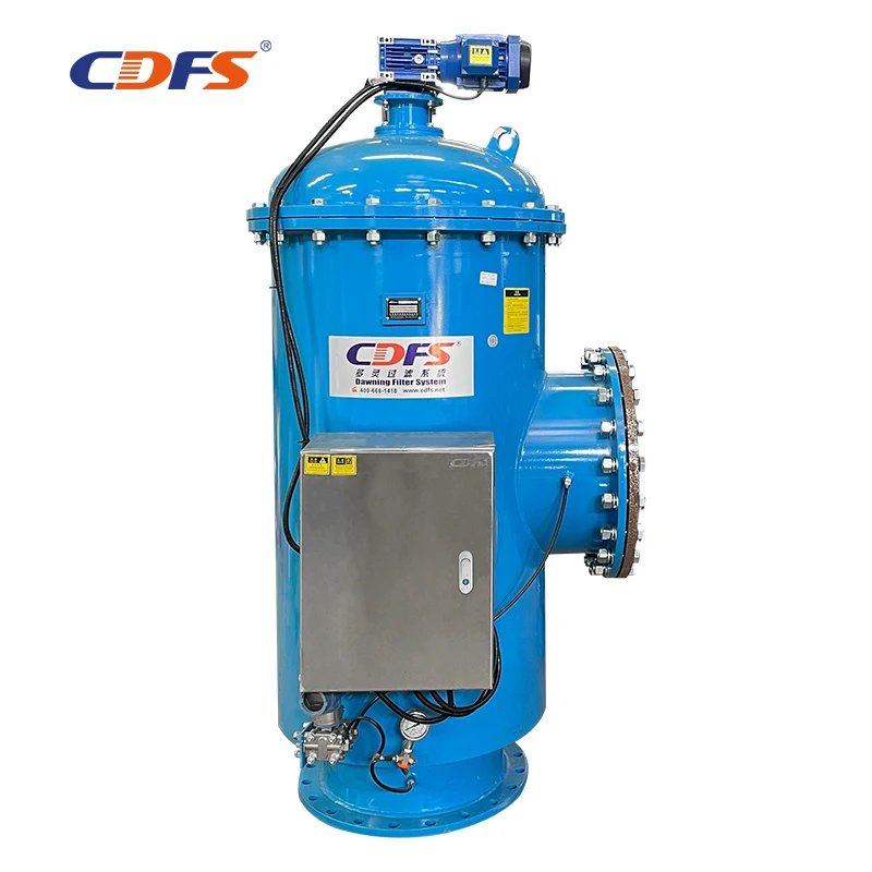 Customized Design Irrigation 100 Micron Automatic Self Cleaning Screen Back Washer Filter