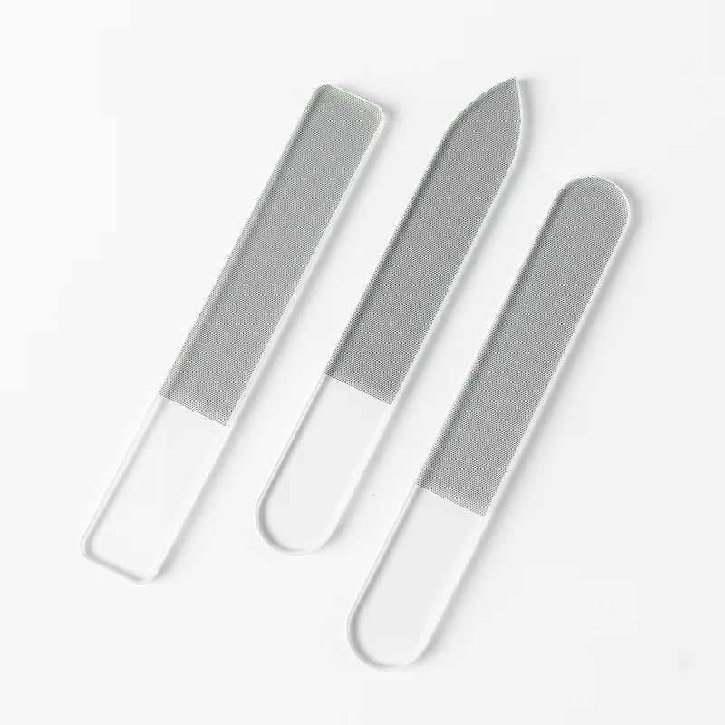 Factory direct supply nail file manufacture custom nano crystal glass nail file