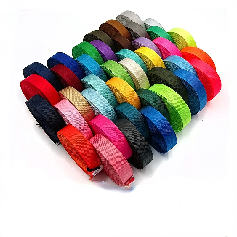 Spot nylon  1.5 2 cm wide dense grain ribbon wholesale underwear  shoe material luggage accessories  webbing