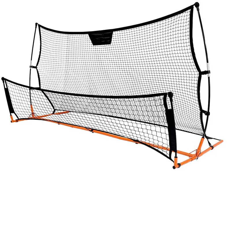 Soccer Trainer Portable Soccer Rebounder Net Soccer Training Equipment For Volley, Passing, and Solo Training