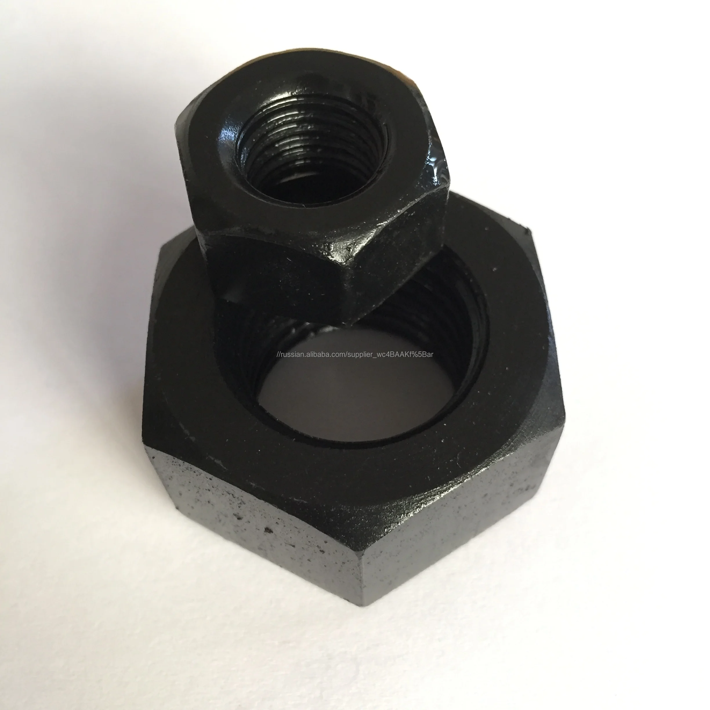 Углеродистая сталь нержавеющая сталь шестигранные гайки m8, m10, m12 din934