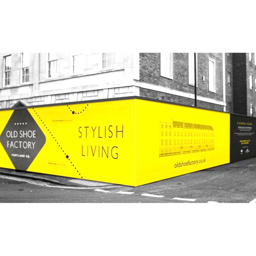Banner Polyester Digital Printing Construction Building Wraps Advertising Mesh Banner