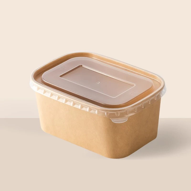 Food Grade Takeaway Box For Pasta Take Out Paper Container Food Grade Paper Boxes Hot Pink