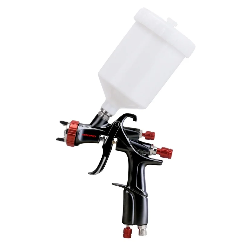 AEROPRO A610 Hot Sale 1.3/1.7/2.0mm Nozzle 600cc Professional Air Paint Spray Gun lvlp spray gun for car use