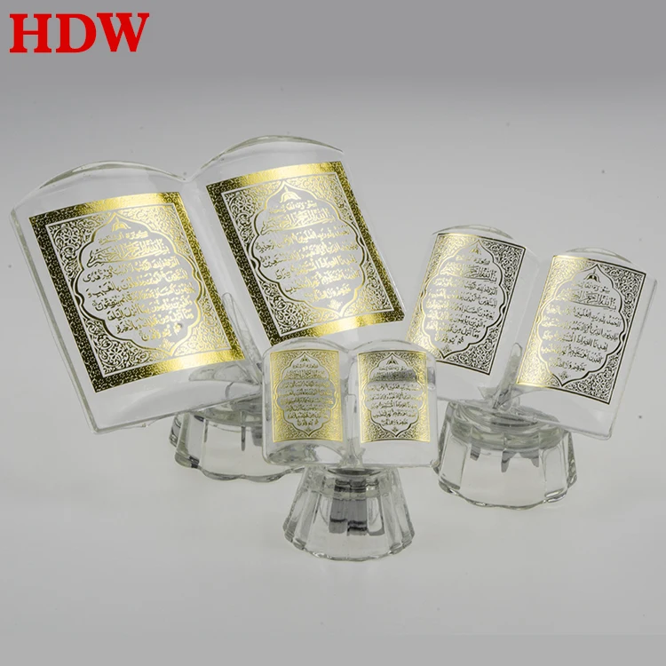 Оптовая продажа новые уникальные кристаллические исламские подарки diy слова логотип Свадебные с хрустальной основой