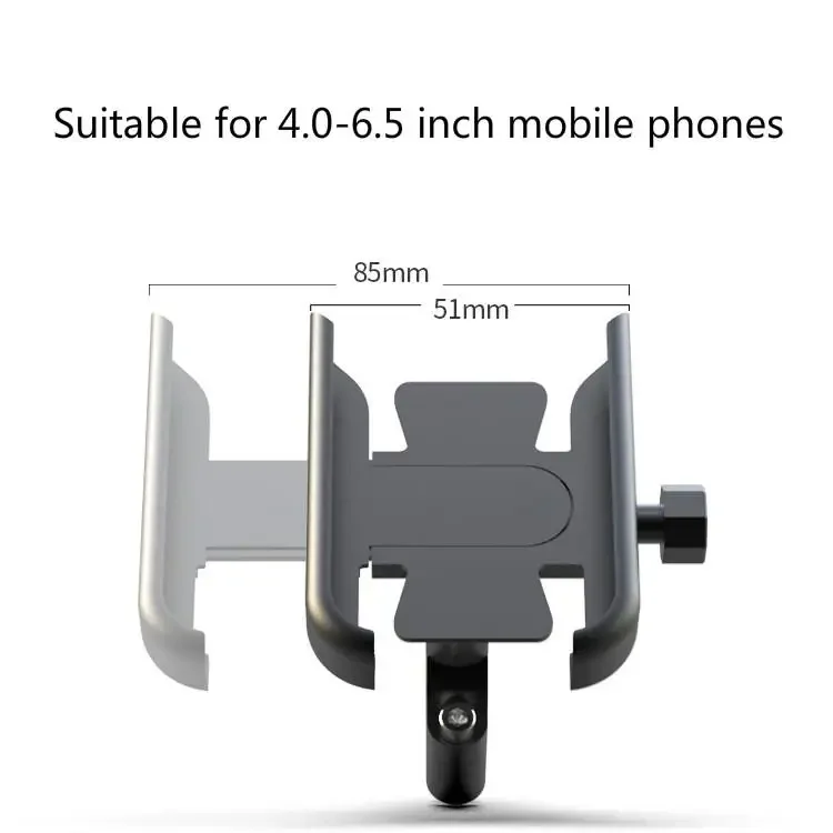 360 Degree Universal Metal Bike Motorcycle Motorbike Mirror Handlebar Smart Phone Holder Stand For iPhone Xiaomi Samsung