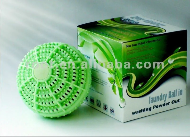 ECO elastic plastic non-chemical laundry products detergent washing balls with lemon fragrance for laundry washer