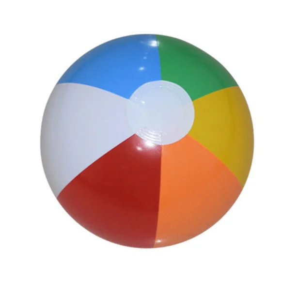 promotional china cute clear cartoon full printing inflatable white beach ball