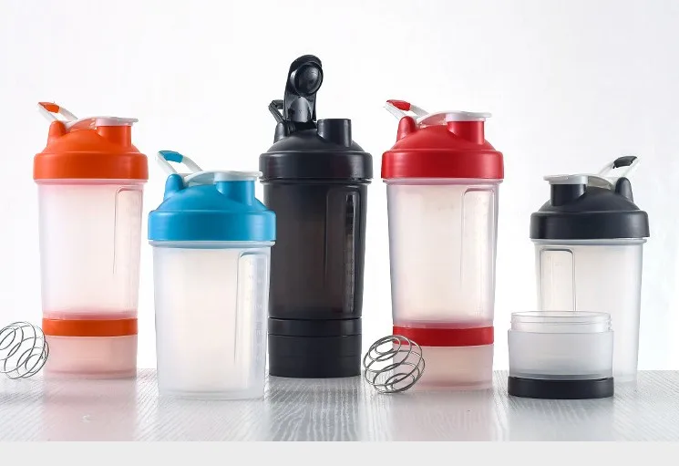 100% Leak Proof New herba life Nutrition Protein Shaker Bottle Non-Toxic 2 layer Shake Water Bottles bpa free