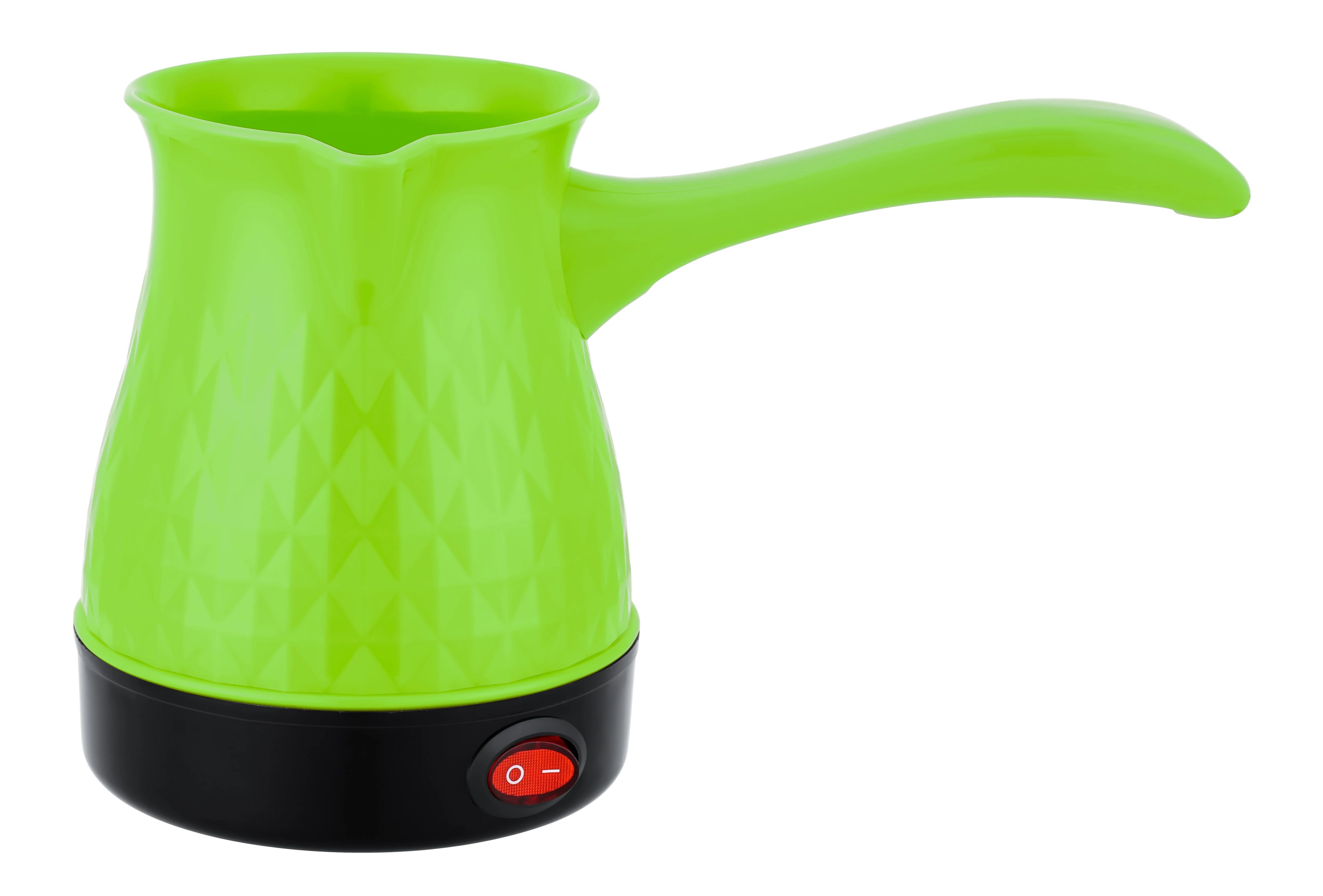 mini Plastic diamond pattern for folding handle 500ML turkish coffee kettle electric ckd