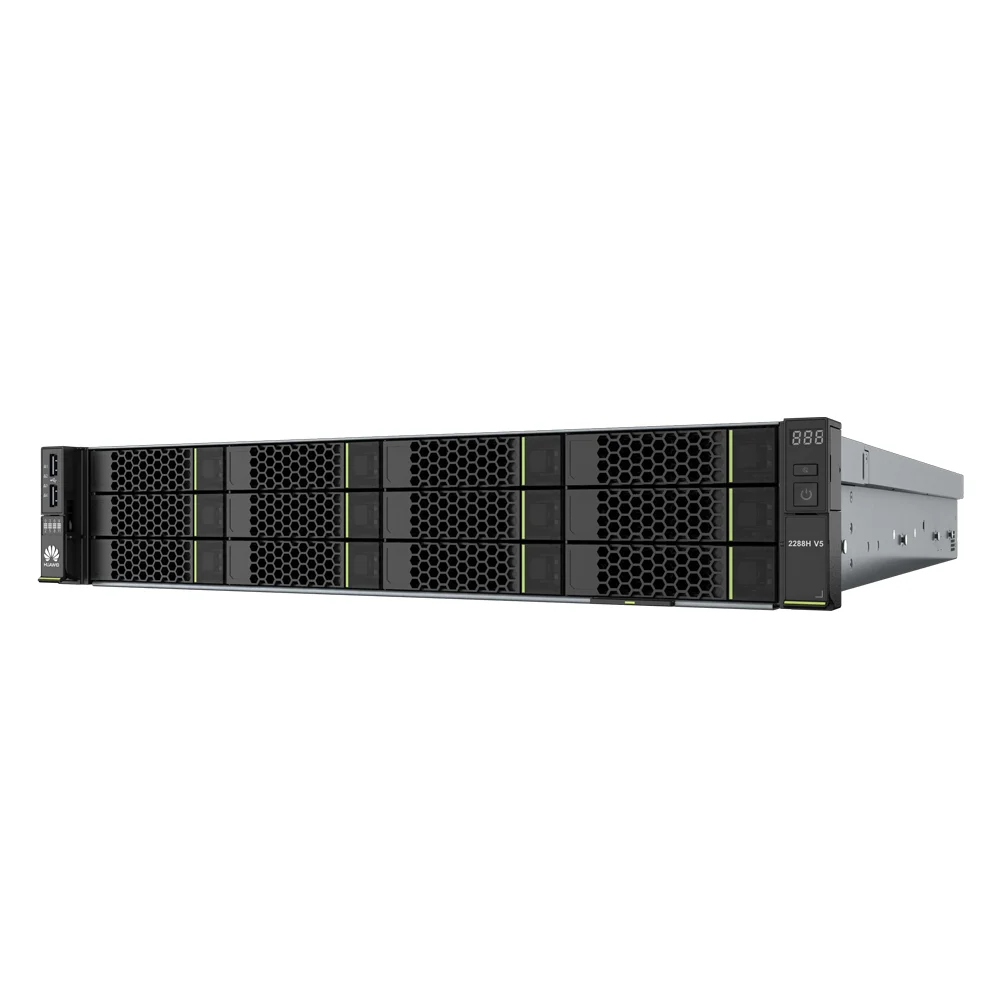 FusionServer 1U rack 1288HV6 server 4*3.5 Chassis 32 ram  4309Y 2.8GHz cpu 1.2T 1.8T 2.4T Disk 9460-8i 2G Raid Card 900W Power