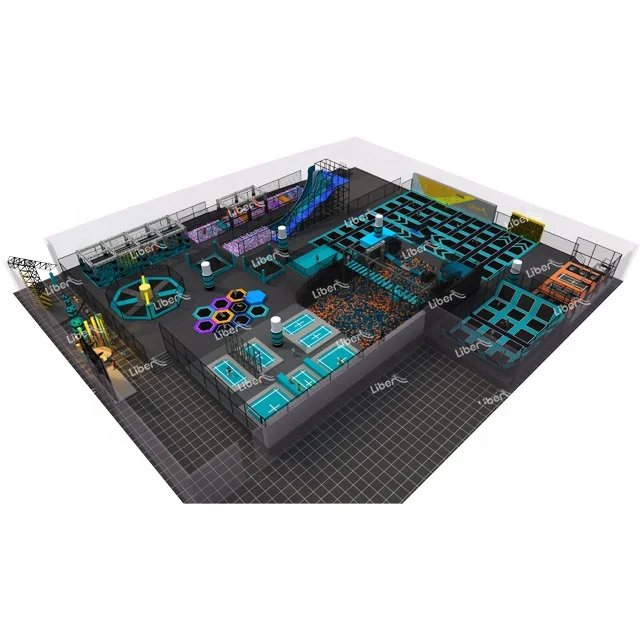 Liben Lanbox Franchise Indoor Commercial Adventure Trampoline Park