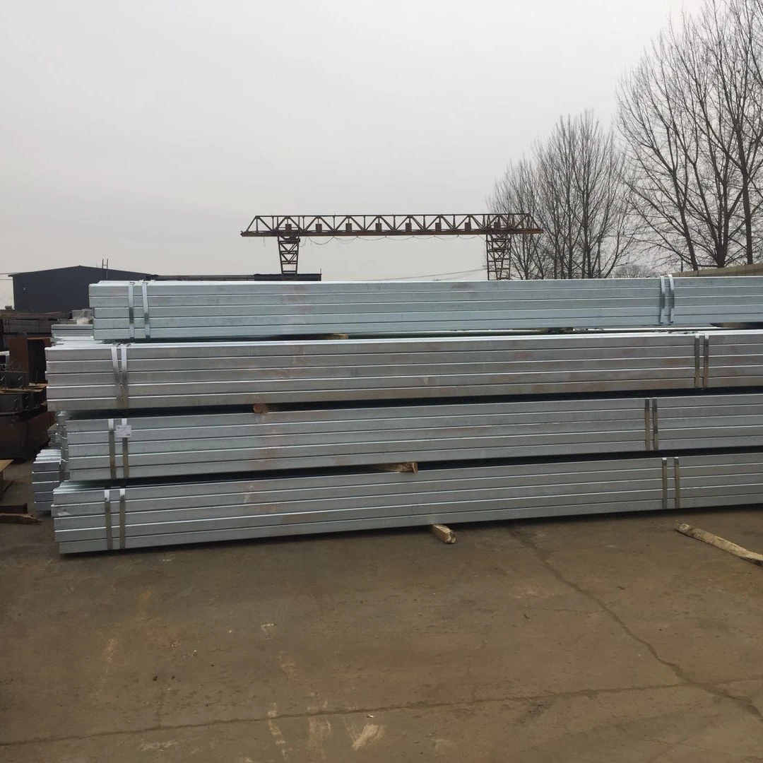 Black Rectangular Hollow Section Tube Carbon Steel Galvanized Plate Type