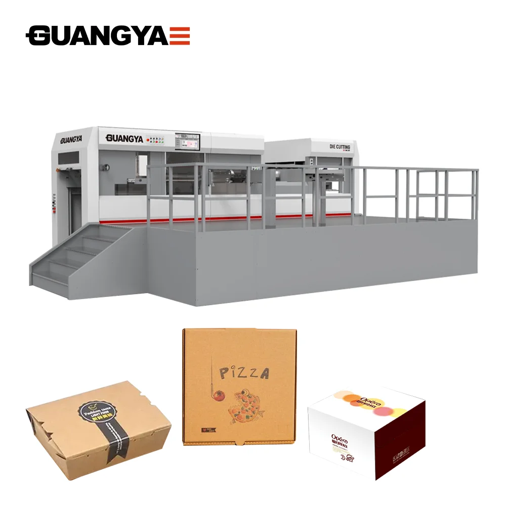 LK106EMF High Precision Guangya Automatic Die Cutting Creasing And Stripping Machine