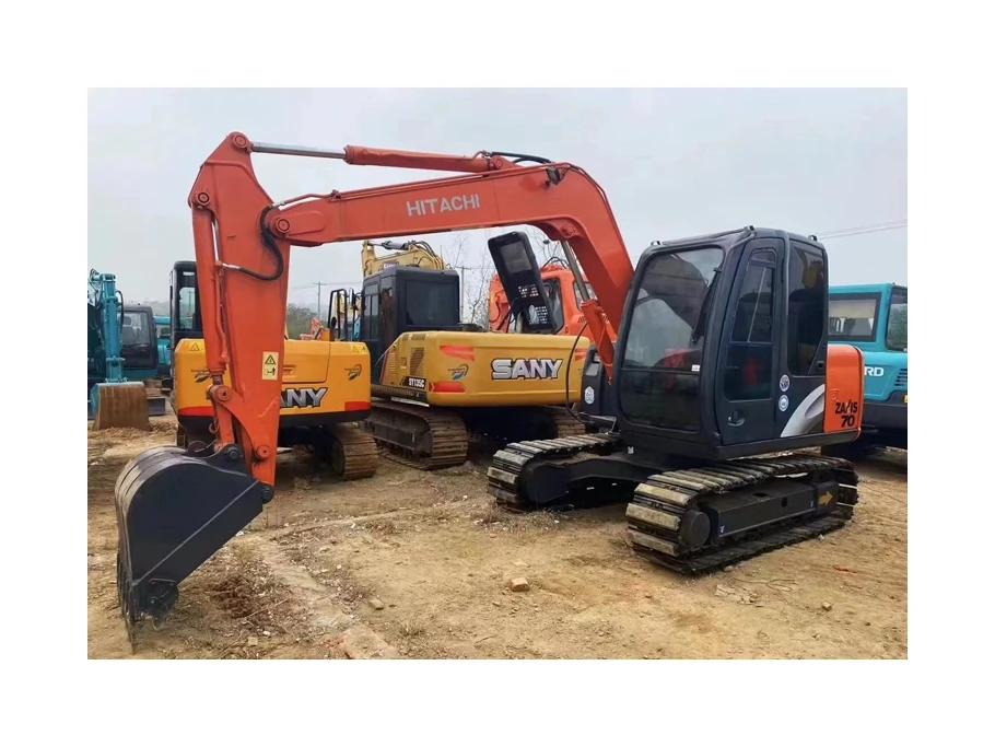 7.0ton Japan Best 2nd Hand Used Hitachi Zaxis ZX70 Mini Excavator Diggers For Sale