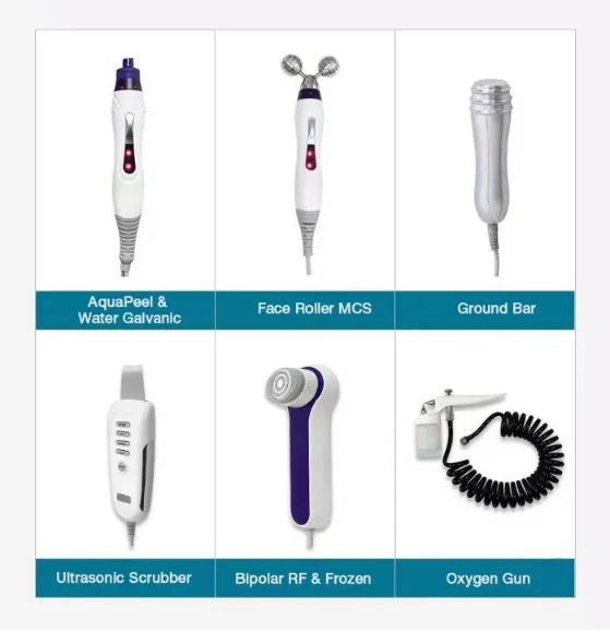 Small Bubble Aquasure H2 Hydro Toning Hydrogen Peel Dermabrasion Water Aqua Facial Beauty Machine New 2019 6 in 1 6 Tips Working