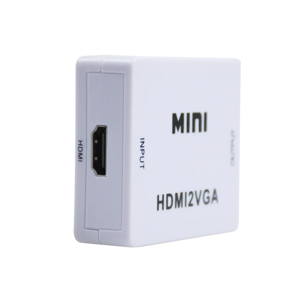 
SIPU HD 1080P MINI HDMI to VGA Converter With Audio HDMI2VGA Video Box Adapter For Xbox360 PC DVD PS3 