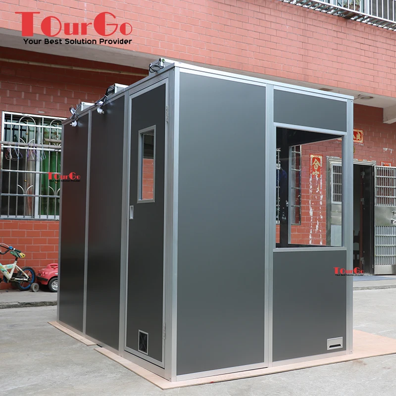 TourGo Portable Simultaneous Interpretation Cabin For Three Person Translation Booth