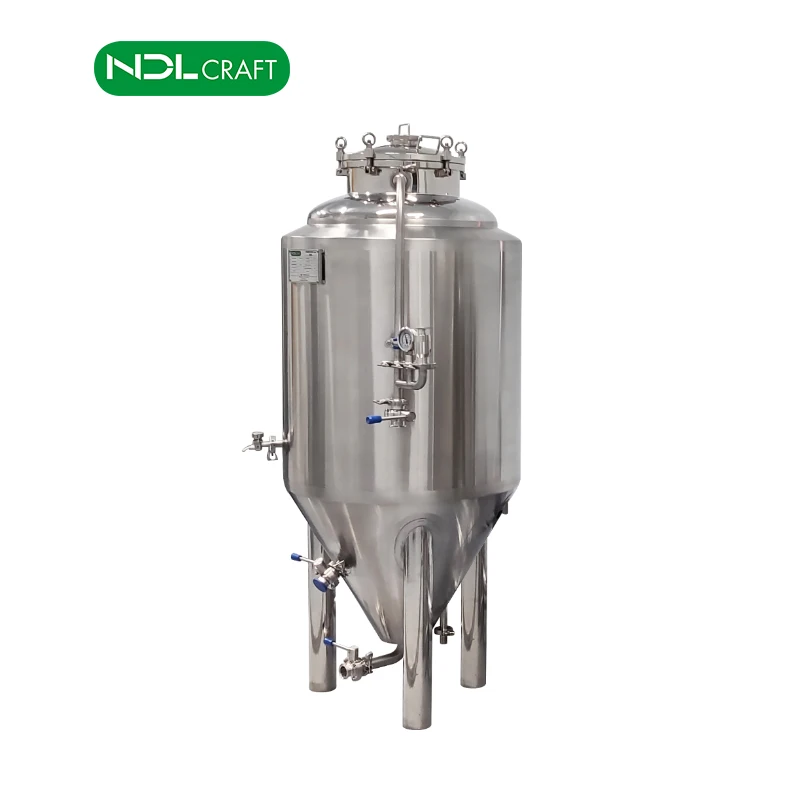 Jinan beer fermenter tanks industrial fermentation conical jacket fermrnter system