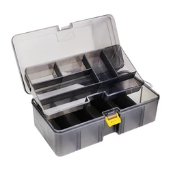 Fanxing-C Waterproof Plastic Double Layers for Fishing Tackle Box Lures Bait Storage Case
