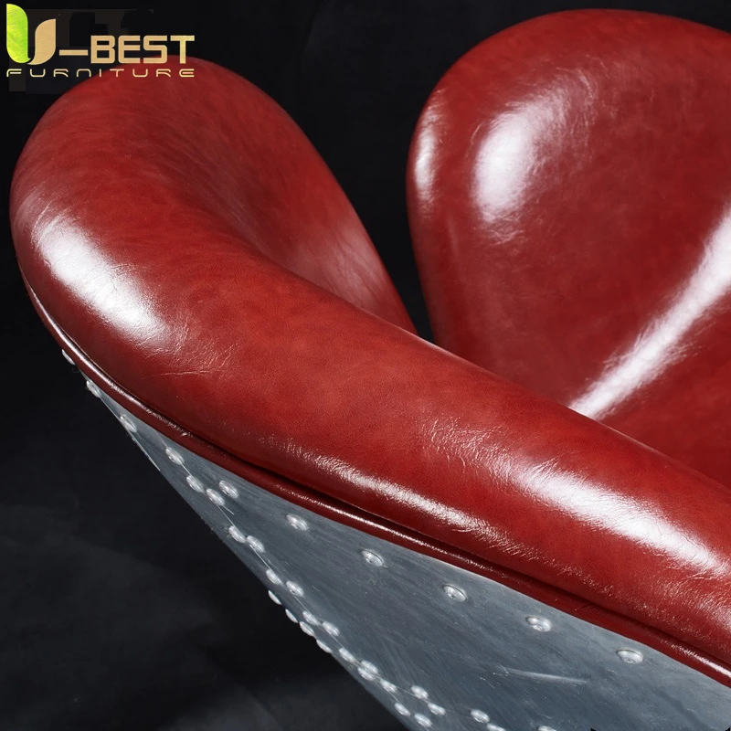 Living Room Chairs Vintage Retro Aluminum Lounge Fauteuils De Salon Armchair Cadeiras Sala Estar Fauteuil Design Furniture