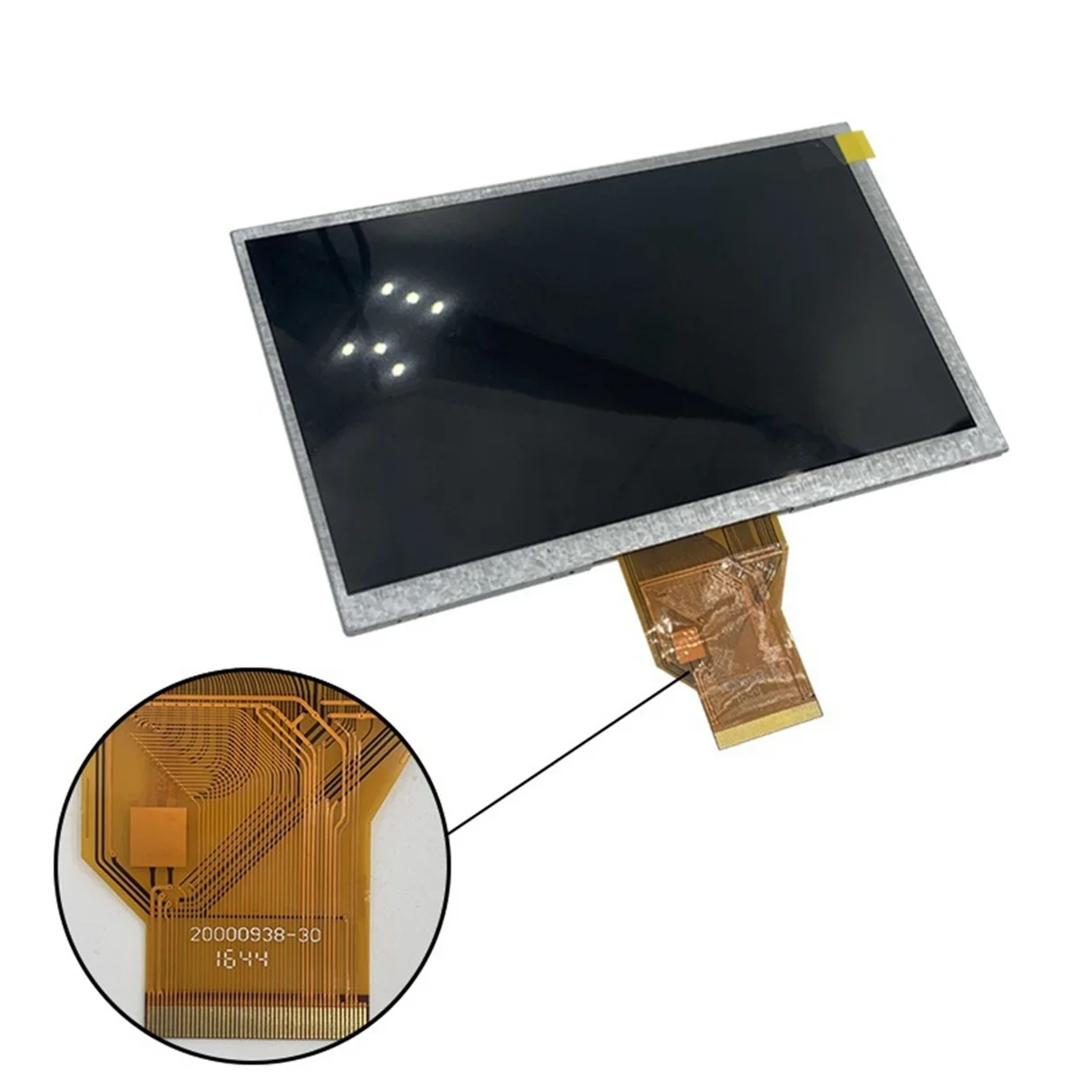 7-inch IPS display screen with high-resolution 1000 brightness for outdoor fishing and underwater monitoring display