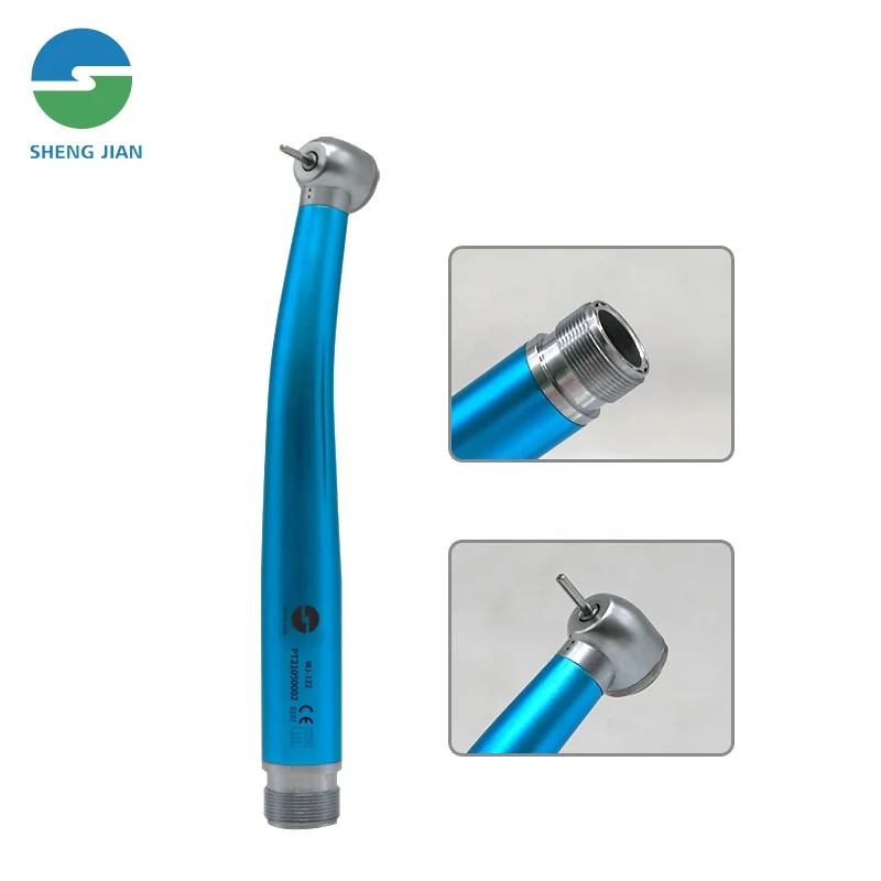 Dental Handpiece Push Button 2/4 Holes Air Turbine Colorful High Speed Dental Handpieces