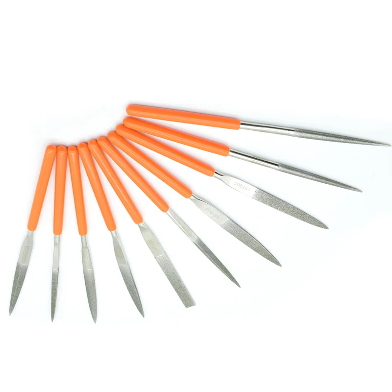 A full set of diamond files factory supplier high quality hand tool steel files diamond files