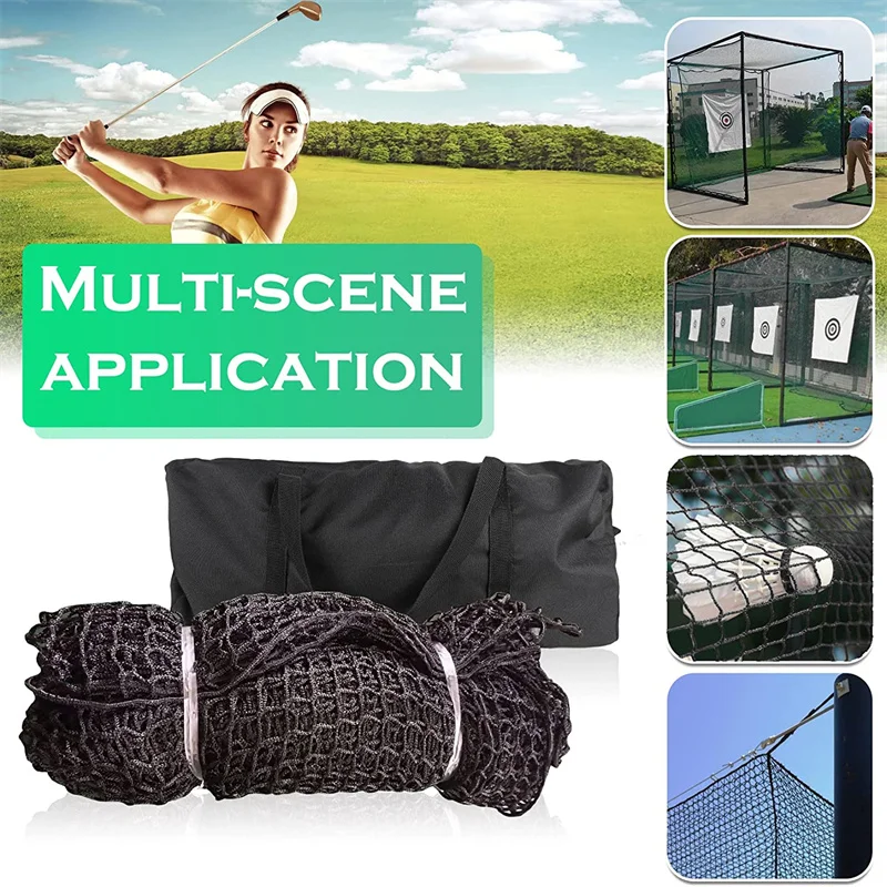 Good Quality Golf Batting Cage Netting Golf Practice Nets 10ft x 10ft x 10ft