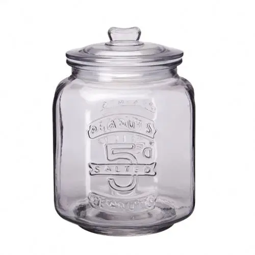 7 Liters gass wholesale storage jar  embossed logo