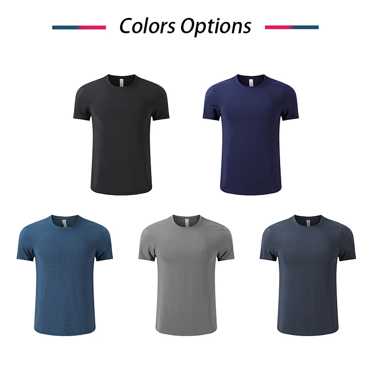 Custom Sportswear Man Shirt Custom Logo Gym T Shirt Dryfit Fitness Men Compression Tshirt EU Size Polyester Blank Sport T-shirt