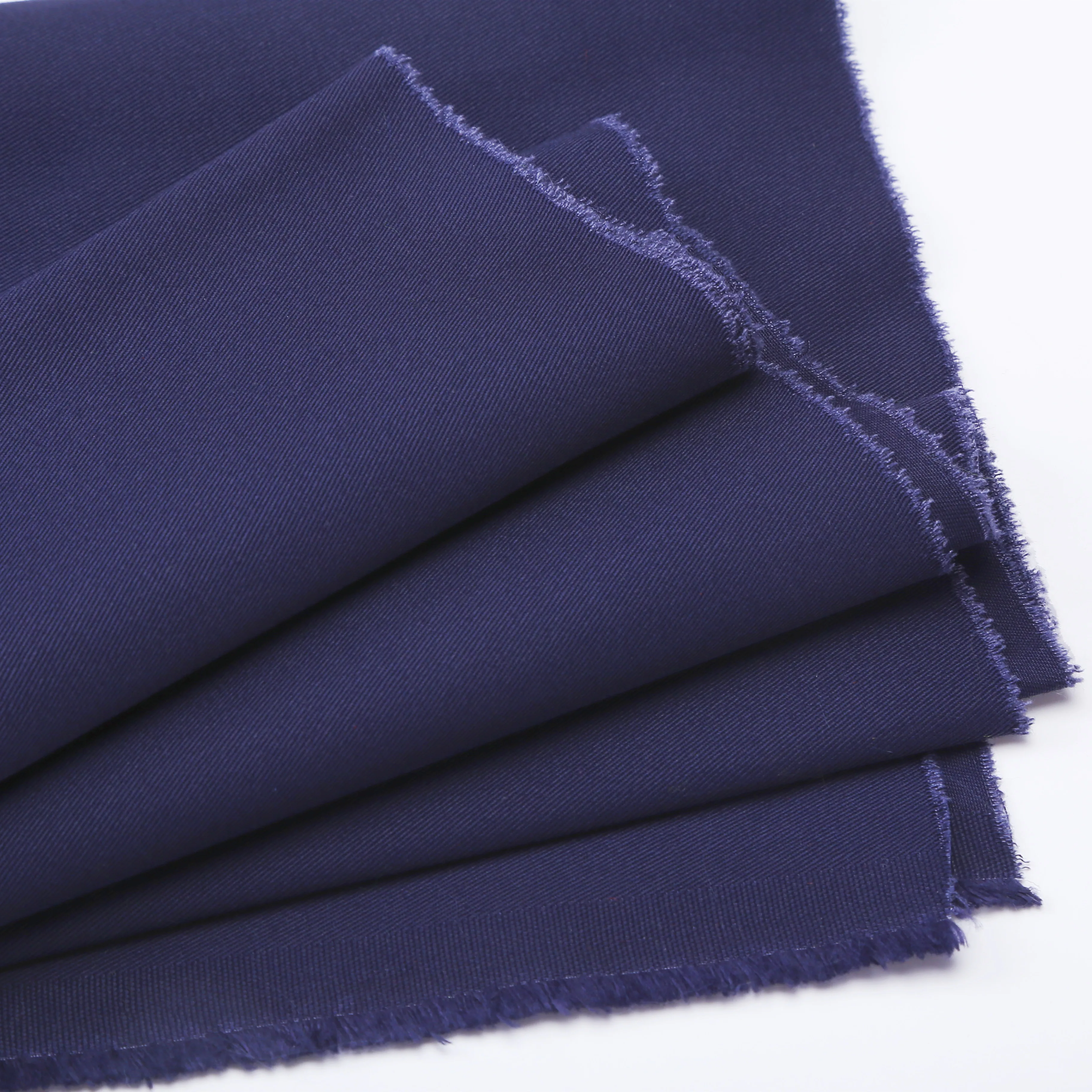 Spot 100% cotton black flame retardant anti-static fireproof twill workwear fabric