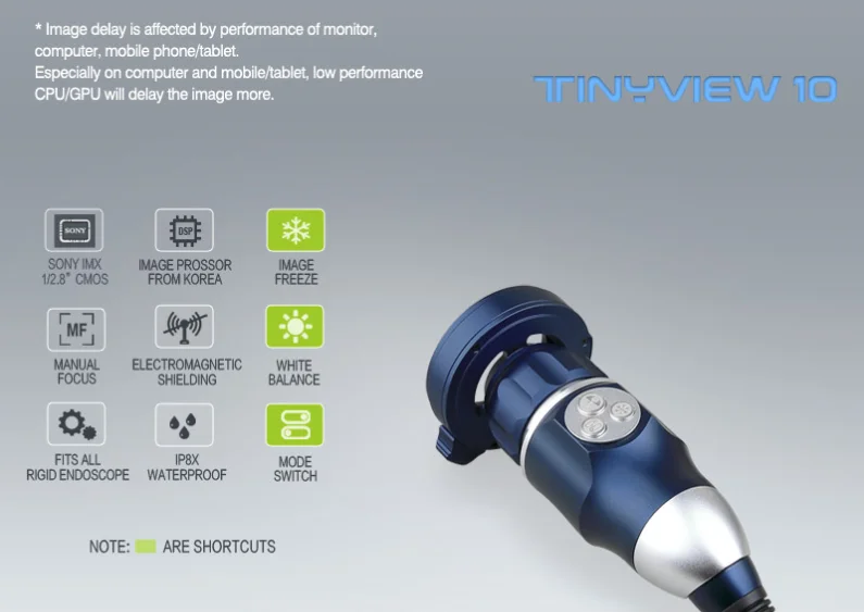 YD-VIEW10 Cheap HD Medical portable USB Endoscope Camera Portable veterinary Ent Camera, Digital video endoscope phone windows