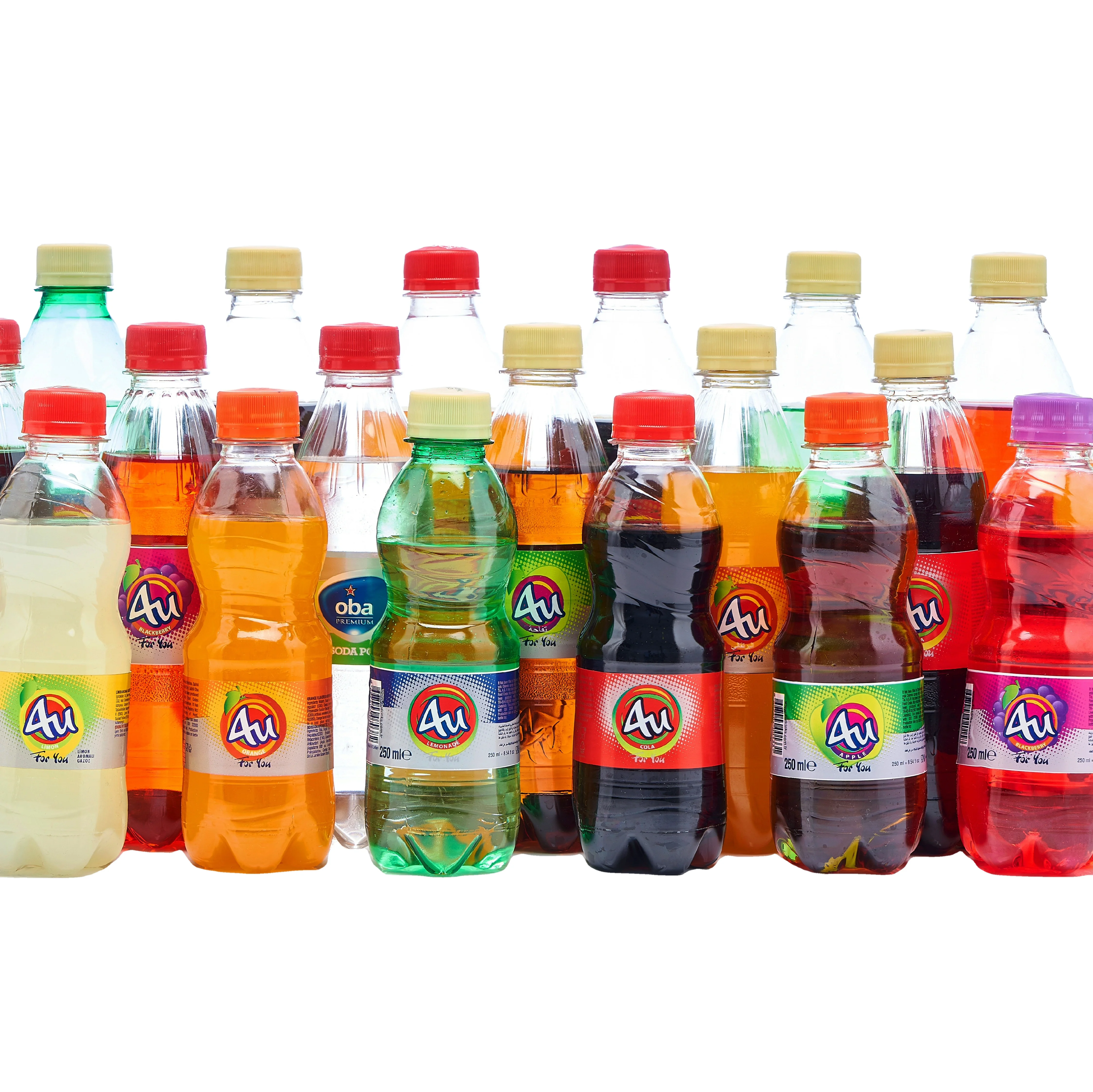 330 мл 4U Кола Апельсин Лимон газуз Apple Blackberry ароматизированный сверкающие газированные безалкогольные напитки без спирта