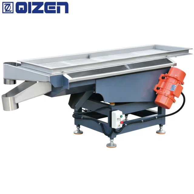 3 м линейный вибрационный станок из нержавеющей стали для пластиковой промышленности, химической промышленности или пищевой промышленности