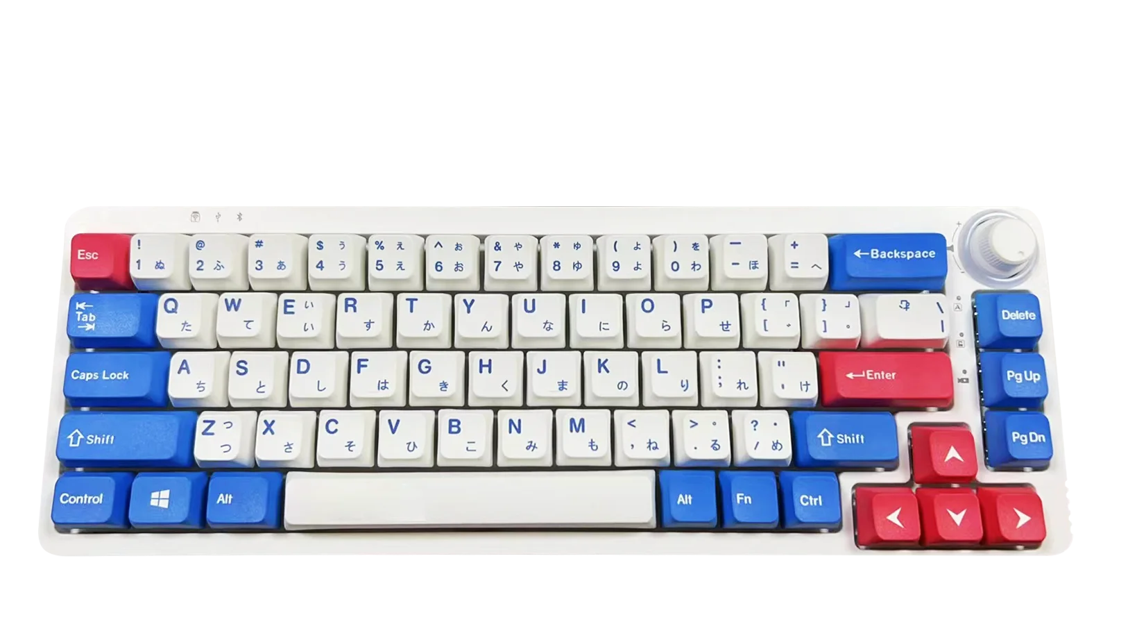 Wired Wireless Back Cover Light Transmission with Rotating Axis RGB Mechanical Gaming Keyboard