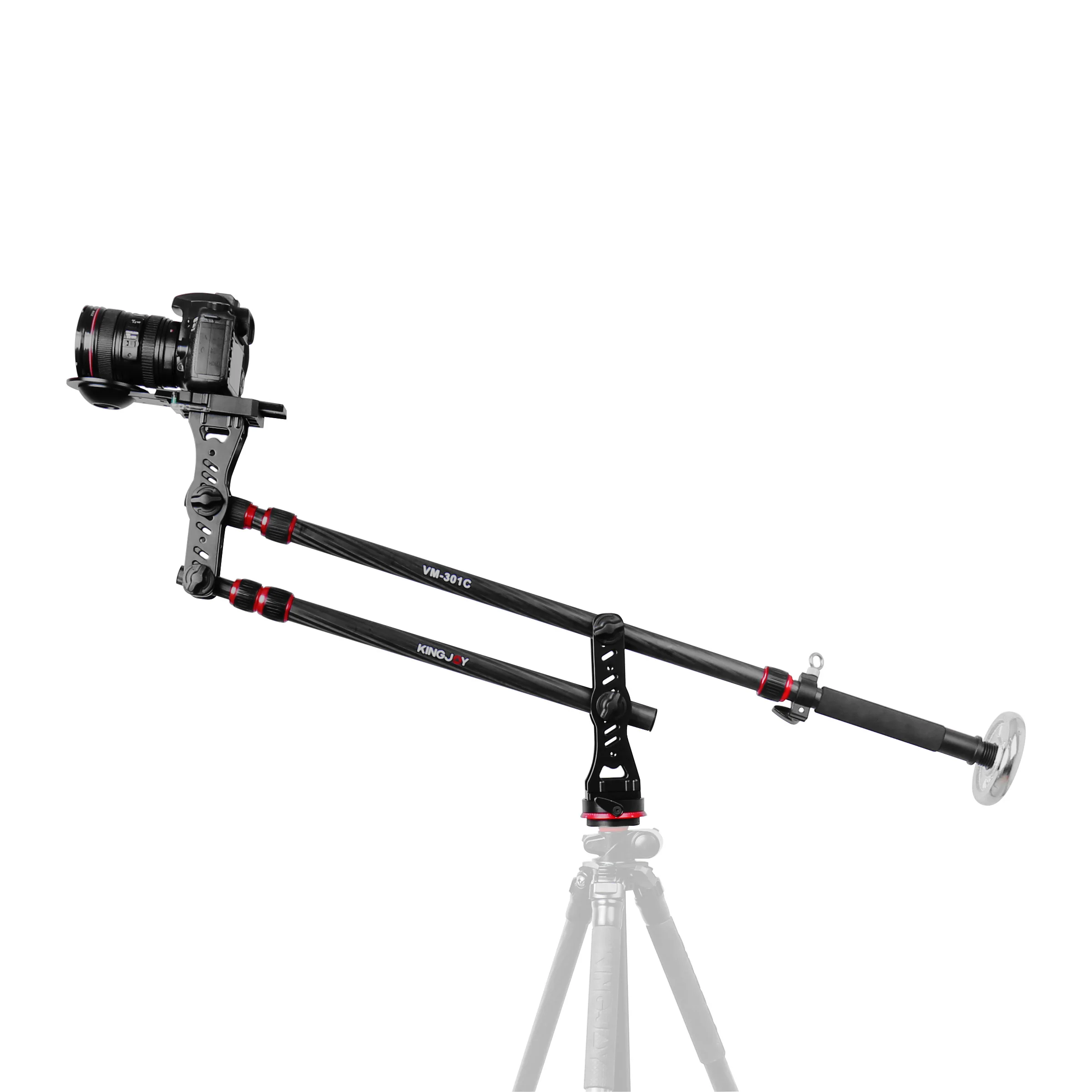 Kingjoy Professional Light weight Carbon Fiber Mini Jib Crane for film and TV station use VM-310C online shopping with low price