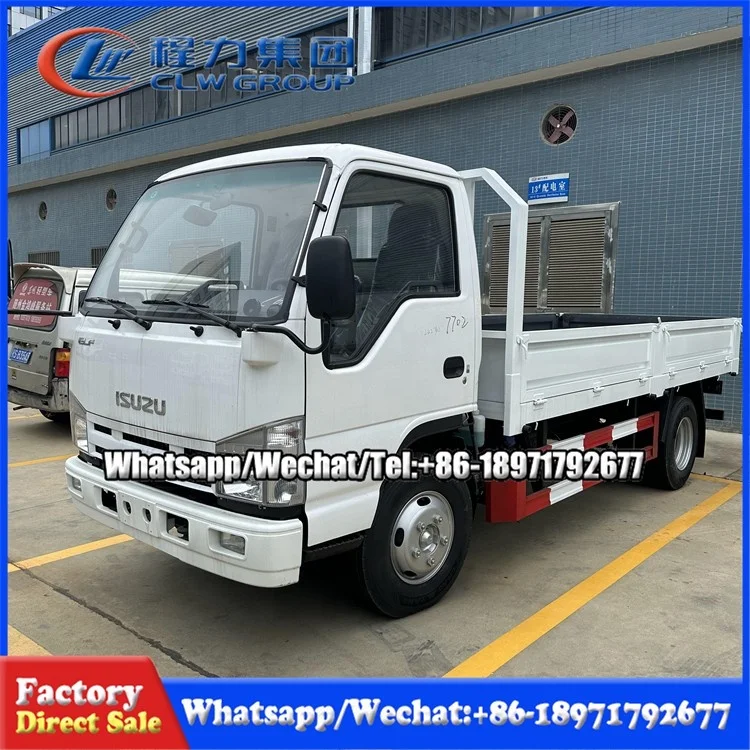 ISUZU 4x2 небольшой ящик для ограждения грузовой мини-грузовик с грузоподъемностью 3 тонны экспресс-транспортировки