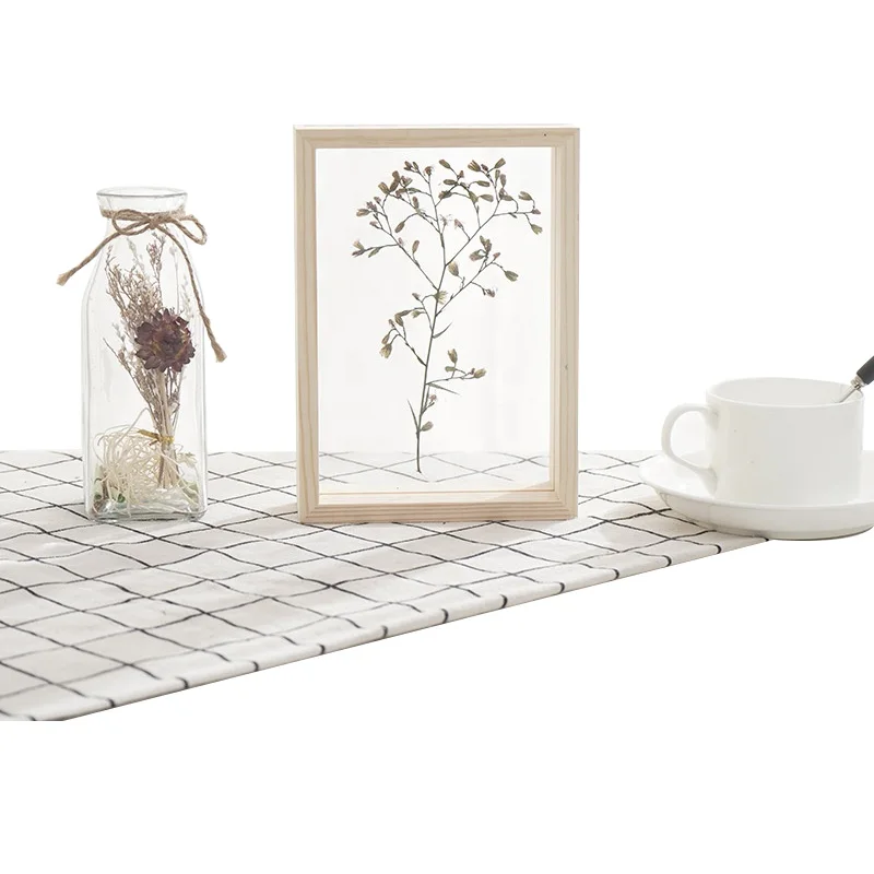 Оптовая продажа, двухсторонняя декоративная деревянная фоторамка из стекла перспекса