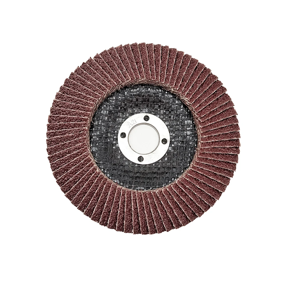 aluminum oxide abrasive flap disc 4 inch 100x16mm 40 grit grinding flap disc wheel rough grinding wheel for metal abrasive