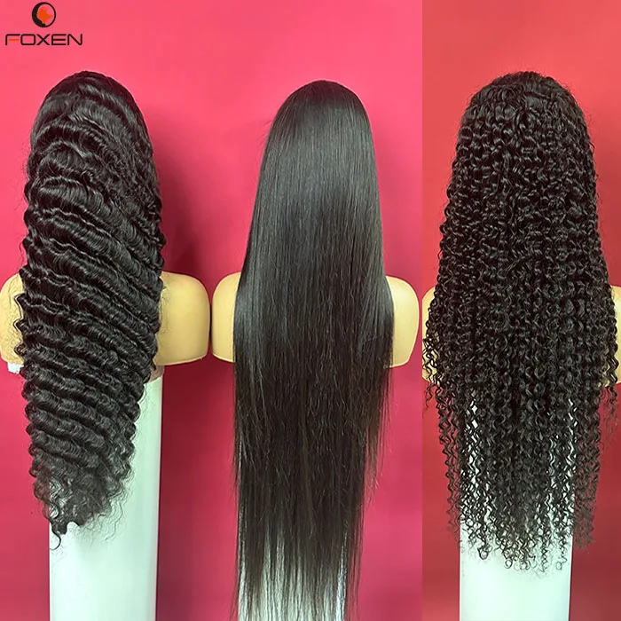 Необработанные индийские волосы, парики на фронтальной сетке, натуральные, с кутикулой, бесклеевые, полностью из натуральных волос, парики из натуральных волос, фронтальные парики для черных женщин