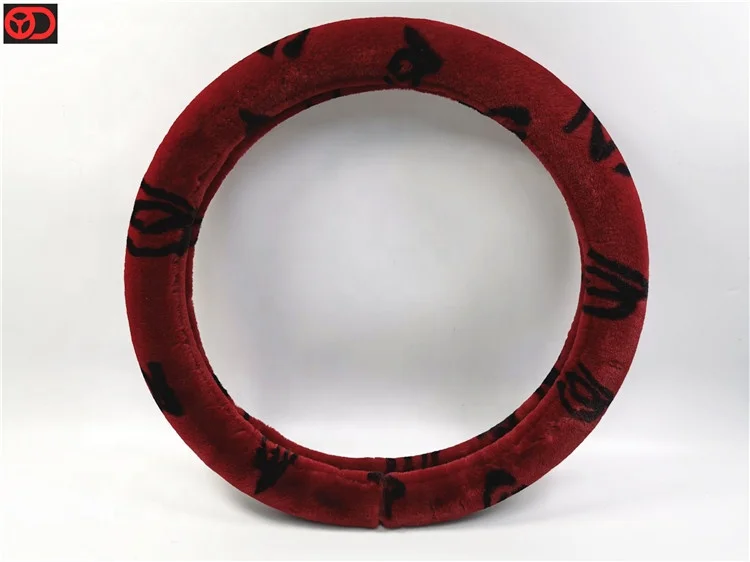 
Faux Fur Car Accessories Shop Plush Protector Auto Car Steering Wheel Cover for Accesorios Para Autos 