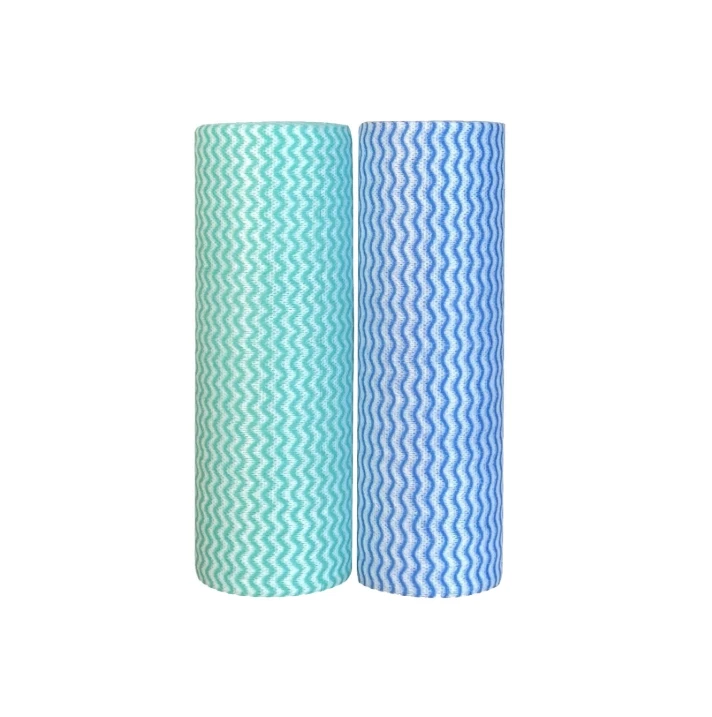 Disposable Oil-Free Non-Woven Fabric Cleaning Cloth on Roll Household Kitchen Cleaning Towel