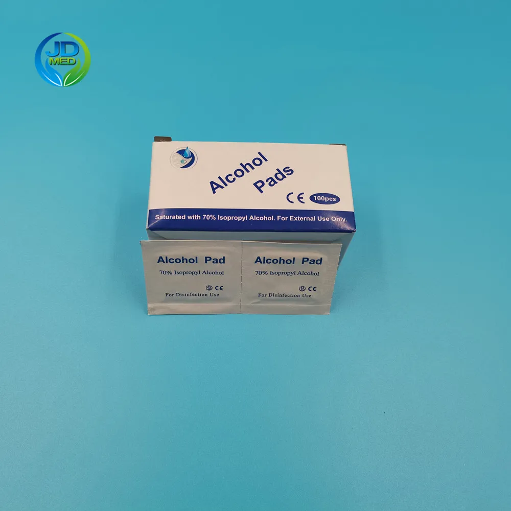 Non-Woven Medical Alcohol Prep Pads OEM Customized Alcohol wipes