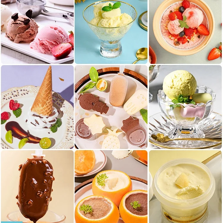 HALAL 1kg*20bags/Ctn Chocolate Flavor Soft Serve Ice Cream Powder Mix for Making Ice Cream